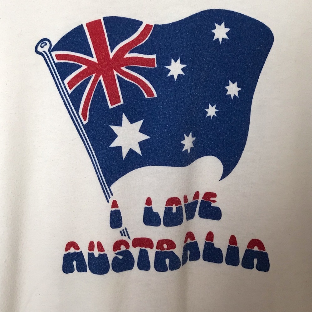 UNISEX Vintage "I Love Australia" T Shirt